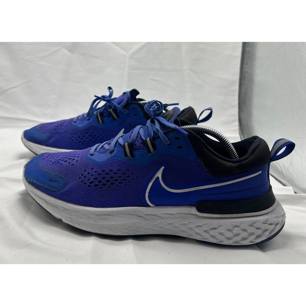 NIKE REACT MILER 2 CW7121 - 401 ,Men's RUNNING Shoes Size 10.5 Blue Pink